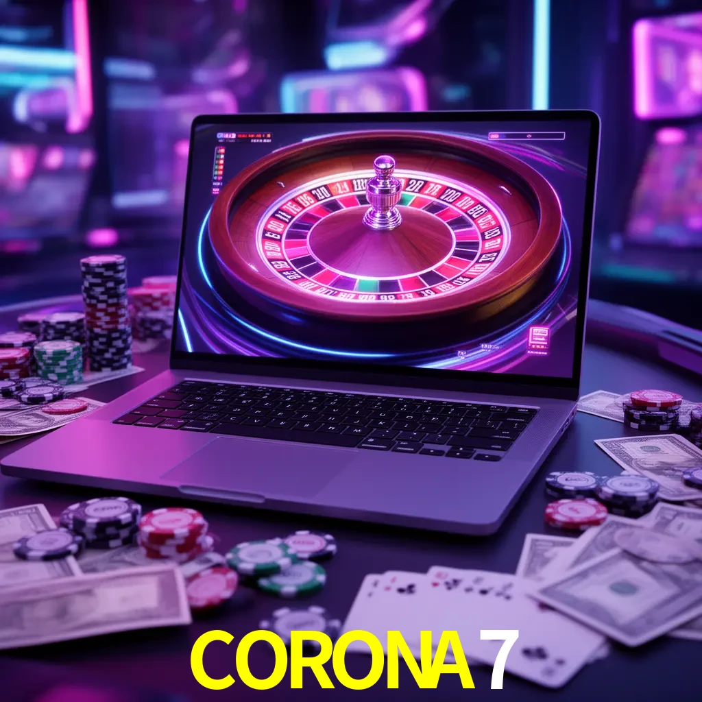 Centro móvil CORONA7 con casino, cajero, bonos, app y acceso de cuenta para México
